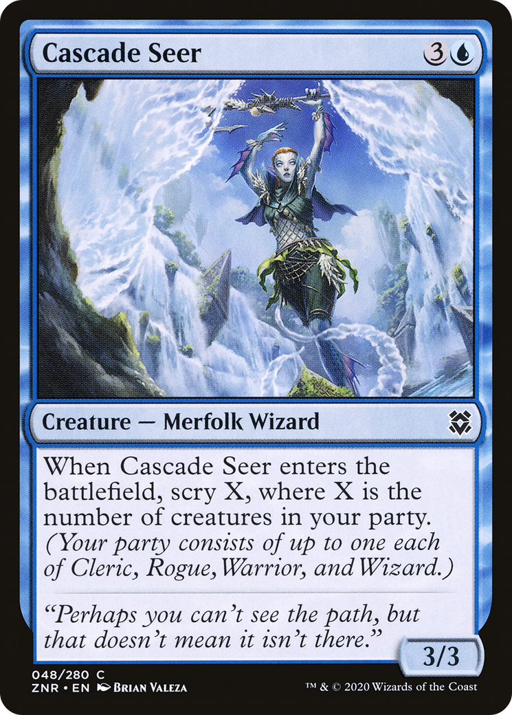 Cascade Seer [Zendikar Rising] Foil