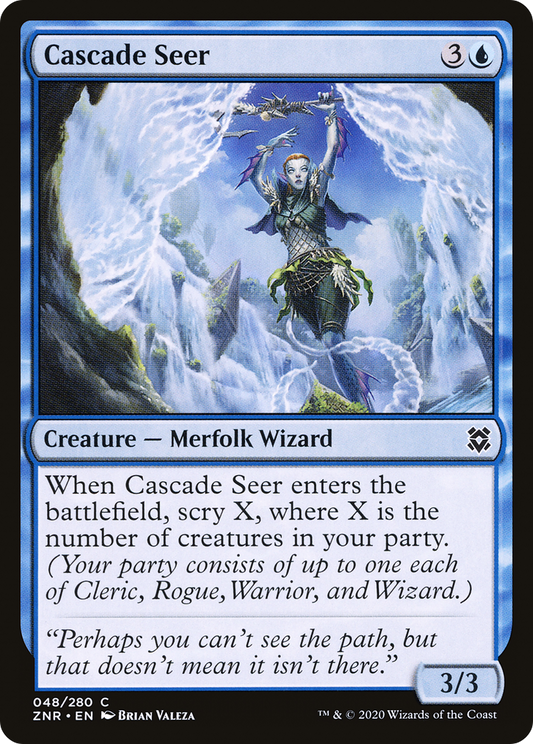 Cascade Seer [Zendikar Rising] Foil