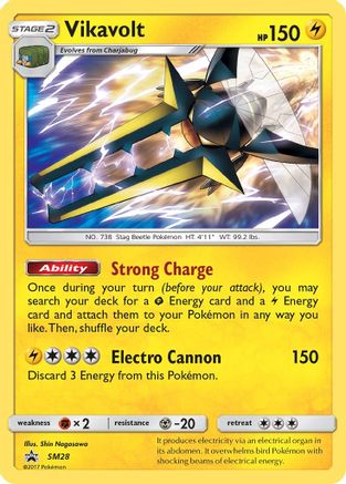 Vikavolt (SM28) [Sun & Moon: Black Star Promos] | Silver Goblin