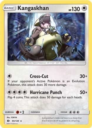 Kangaskhan (99/149) (Theme Deck Exclusive) [Sun & Moon: Base Set]