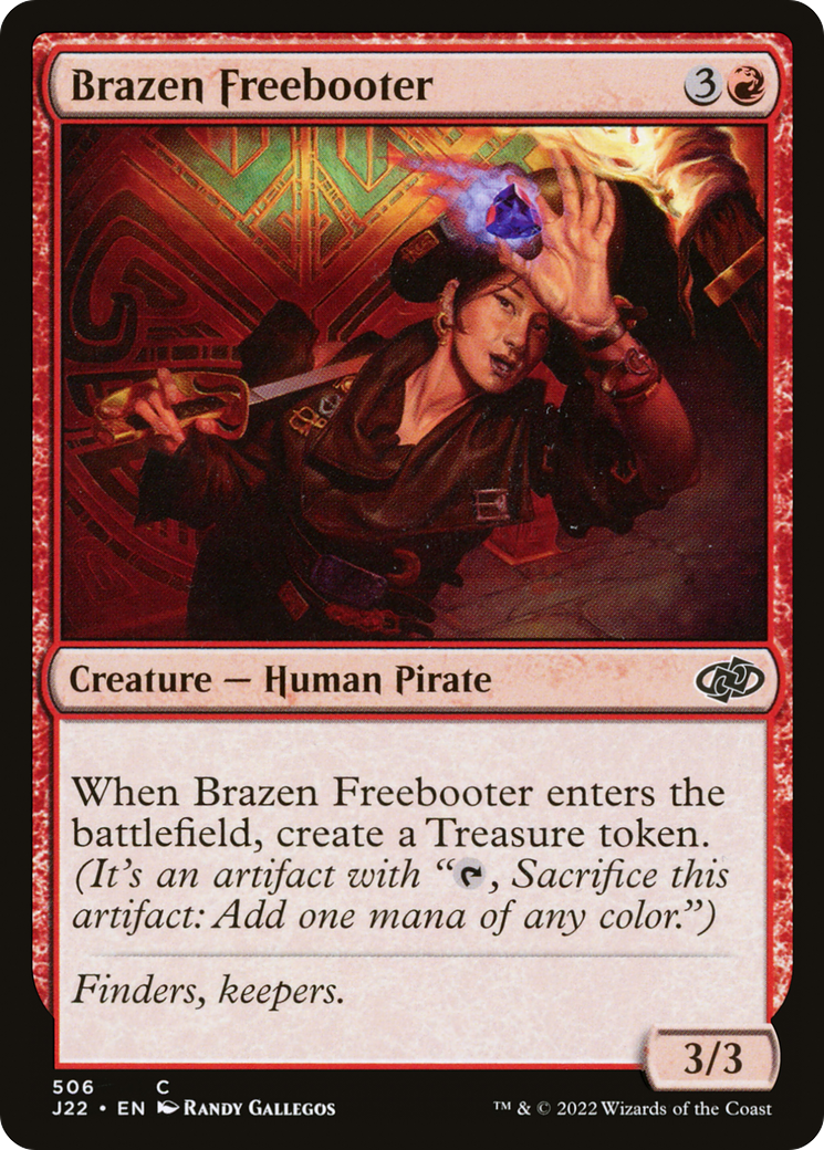 Brazen Freebooter [Jumpstart 2022] | Silver Goblin