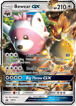 Bewear GX - SM34 (SM34) Holofoil - SM Promos