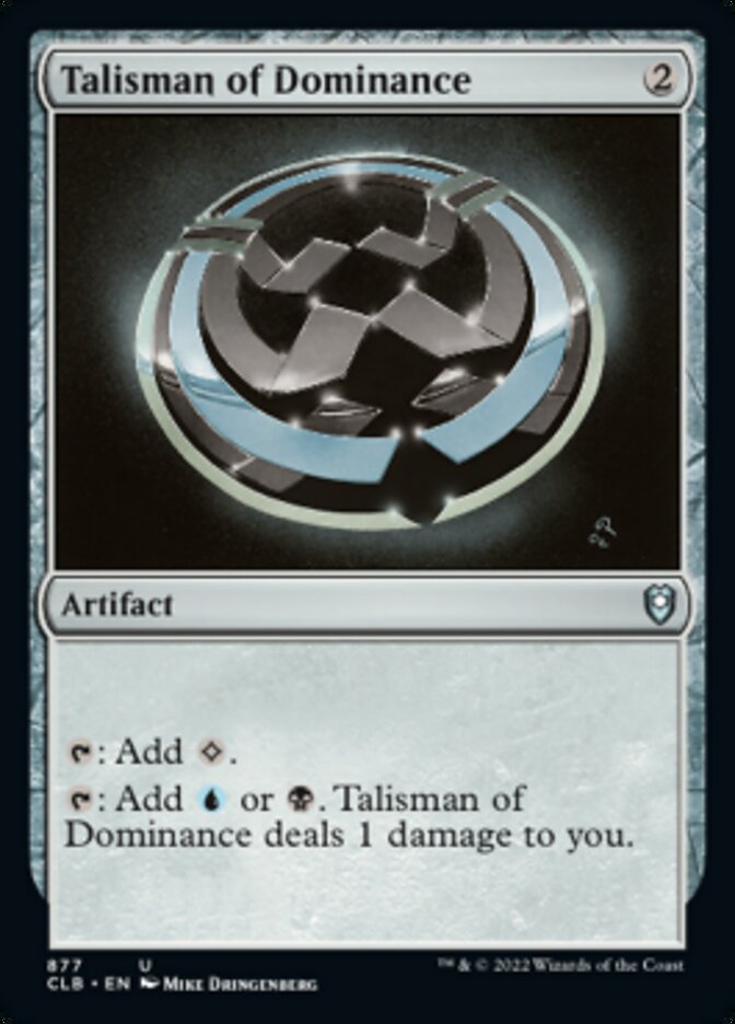 Talisman of Dominance [Commander Legends: Battle for Baldur's Gate] | Silver Goblin