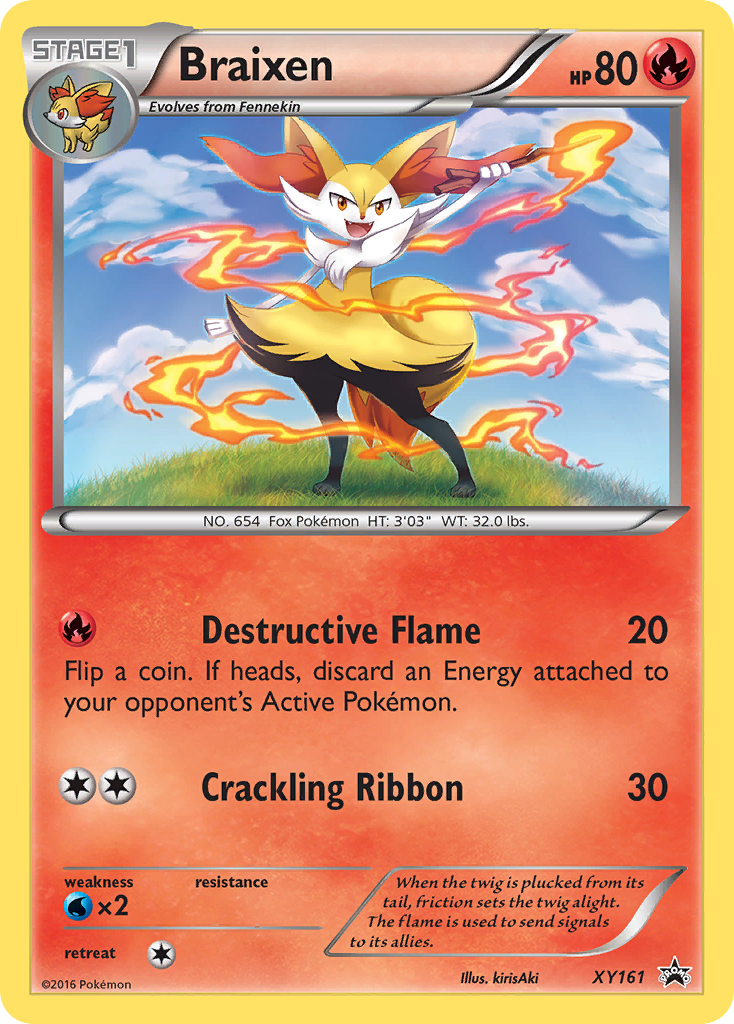 Braixen (XY161) [XY: Black Star Promos] | Silver Goblin