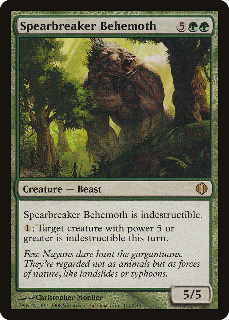 Spearbreaker Behemoth (150) Foil - Shards of Alara