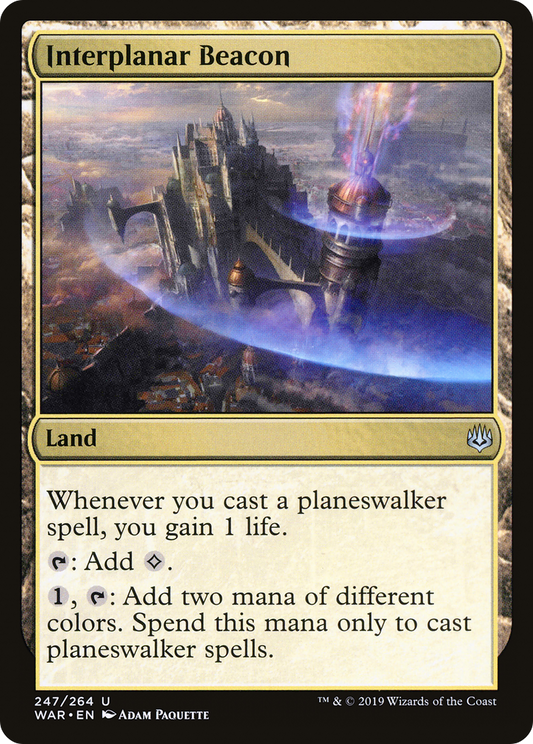 Interplanar Beacon [War of the Spark] Foil