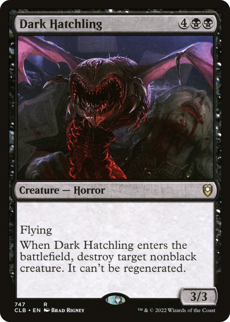 Dark Hatchling [Commander Legends: Battle for Baldur's Gate] | Silver Goblin