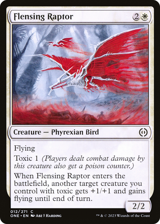 Flensing Raptor [Phyrexia: All Will Be One] Foil