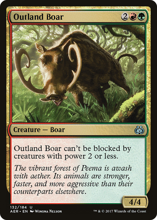 Outland Boar [Aether Revolt] Foil