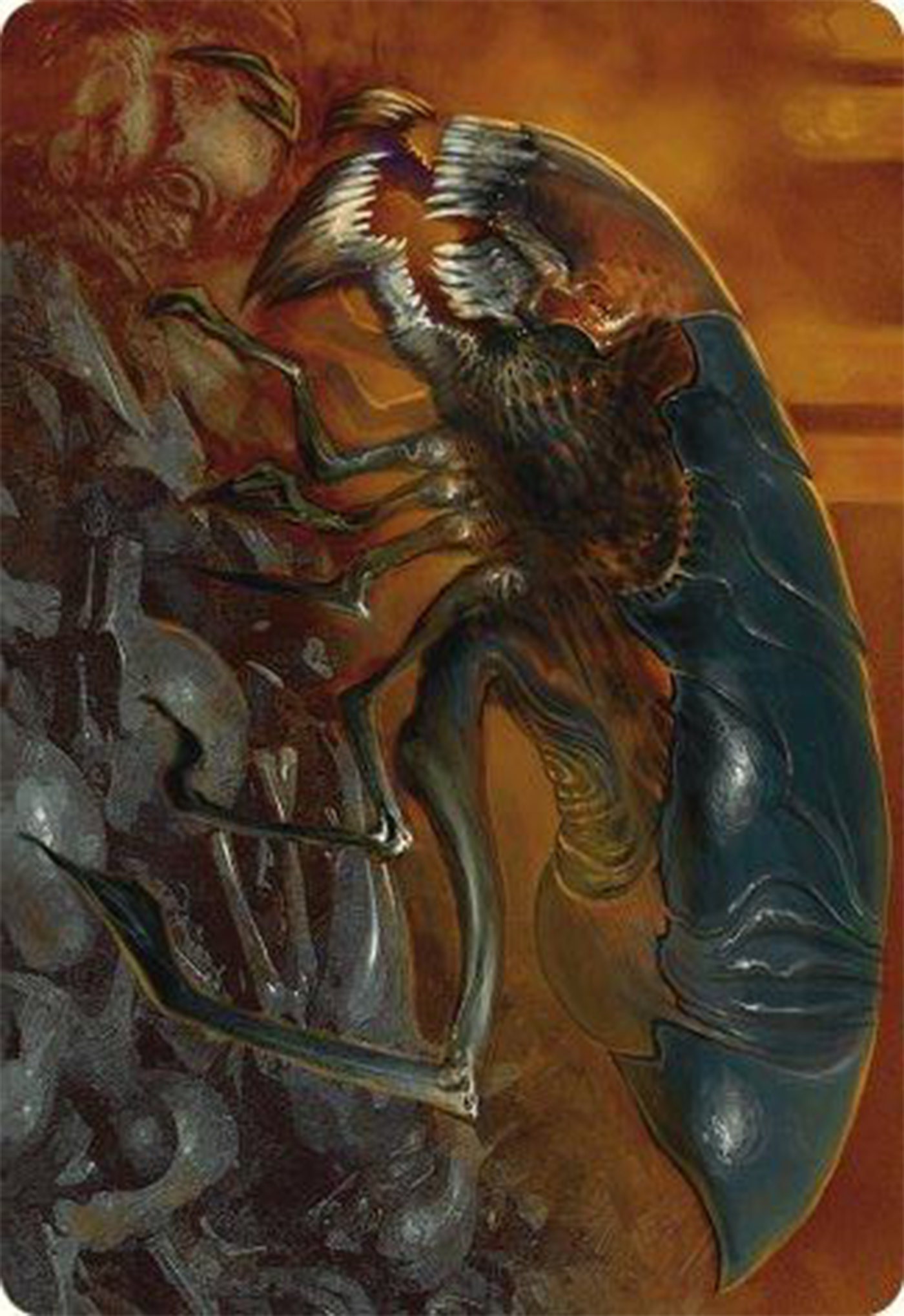 Cranial Ram Art Card [Modern Horizons 3 Art Series] | Silver Goblin