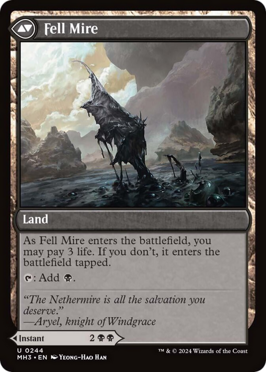 Fell the Profane // Fell Mire [Modern Horizons 3] Foil