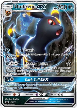 Umbreon GX (SM36) [Sun & Moon: Black Star Promos] | Silver Goblin