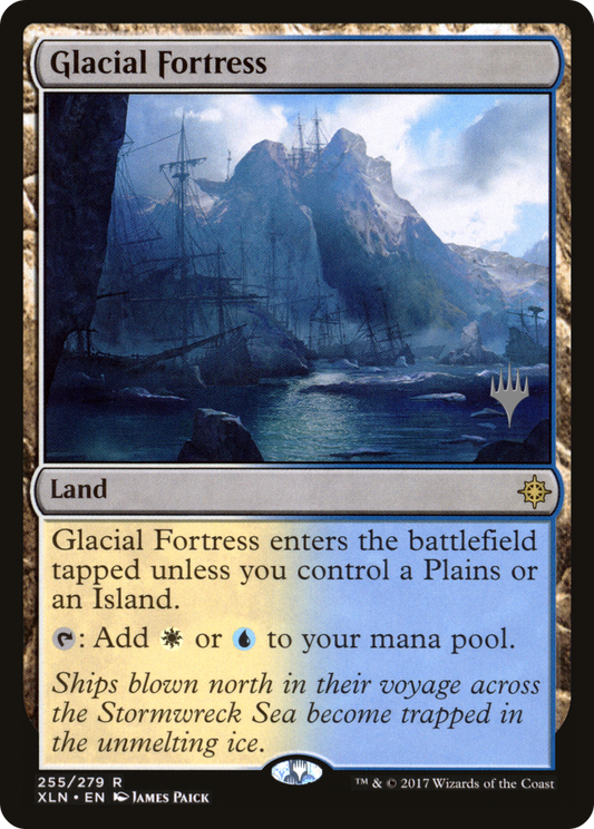 Glacial Fortress (Promo Pack) [Ixalan Promos] Foil