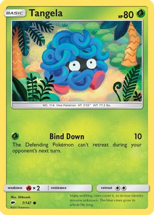 Tangela (7) Reverse Holofoil - Burning Shadows