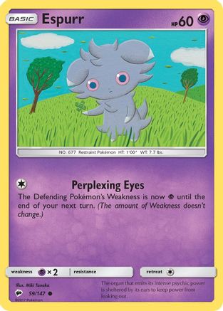 Espurr (59) Reverse Holofoil - Burning Shadows