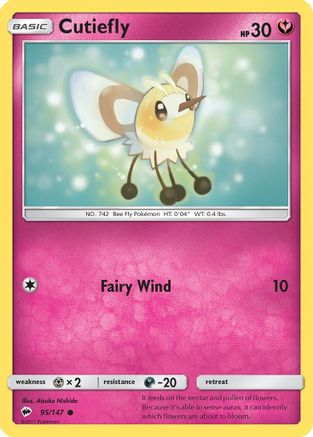 Cutiefly (95/147) [Sun & Moon: Burning Shadows] | Silver Goblin