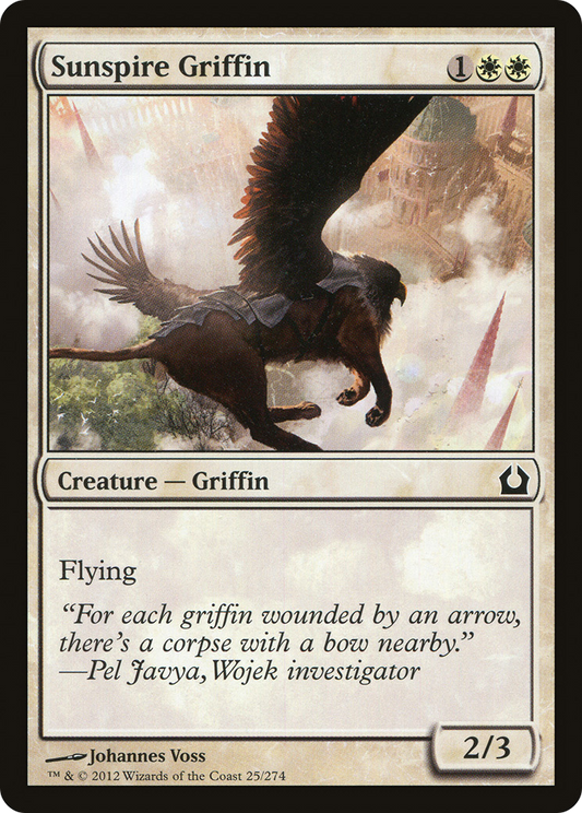Sunspire Griffin [Return to Ravnica] Foil