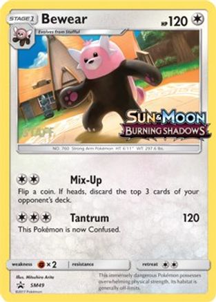 Bewear - SM49 (Prerelease) [Staff] (SM49) Holofoil - SM Promos