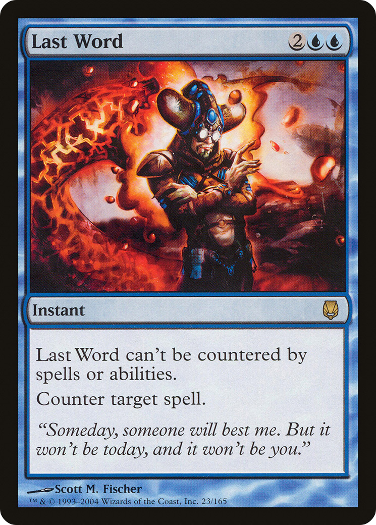 Last Word (023) Foil - Darksteel