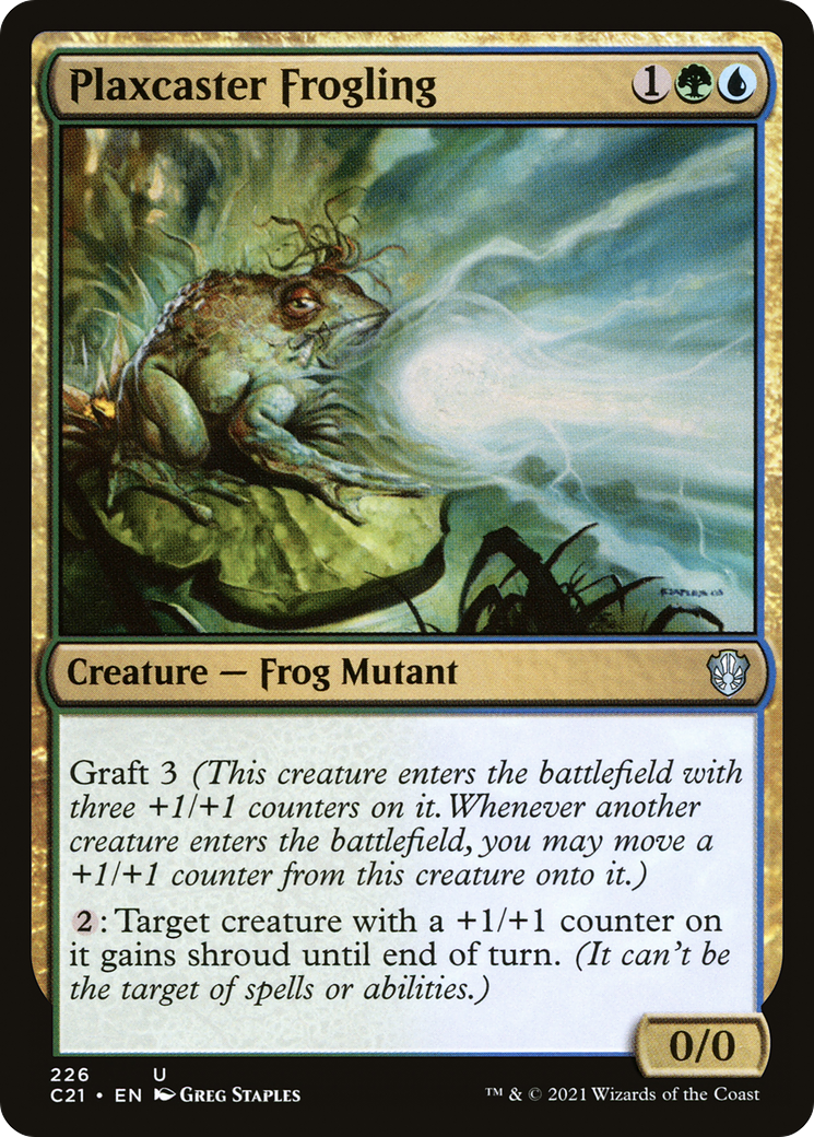 Plaxcaster Frogling [Commander 2021]