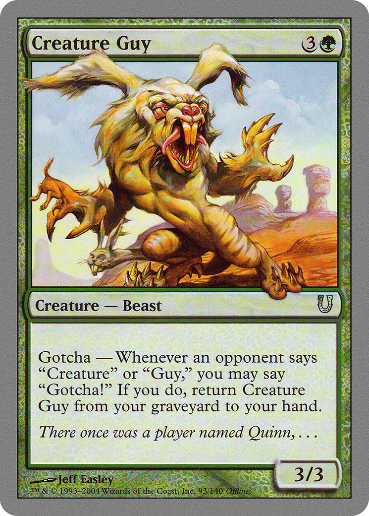 Creature Guy [Unhinged] Foil