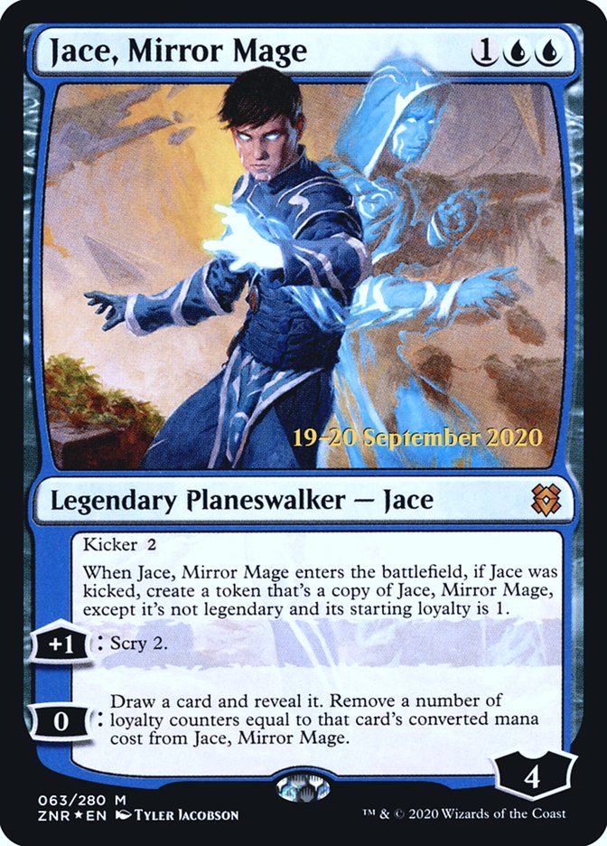 Jace, Mirror Mage [Zendikar Rising Prerelease Promos] | Silver Goblin