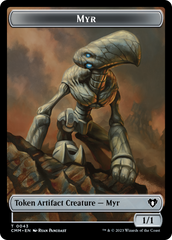 Eldrazi Scion // Myr Double-Sided Token [Commander Masters Tokens] | Silver Goblin