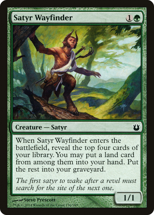 Satyr Wayfinder [Born of the Gods] Foil