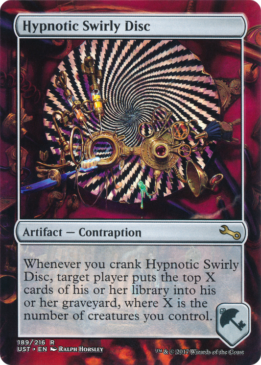 Hypnotic Swirly Disc [Unstable] Foil