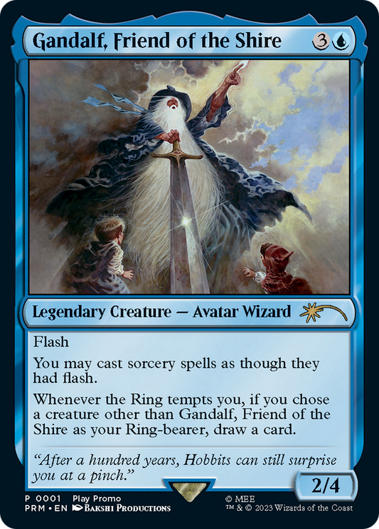 Gandalf, Friend of the Shire [Wizards Play Network 2023] Foil