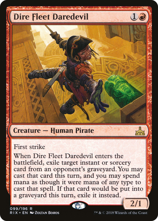 Dire Fleet Daredevil [Rivals of Ixalan] Foil