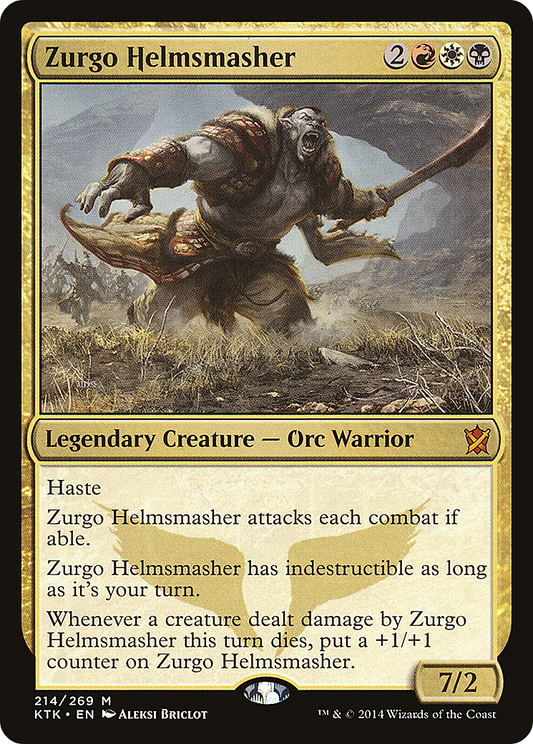 Zurgo Helmsmasher [Khans of Tarkir]