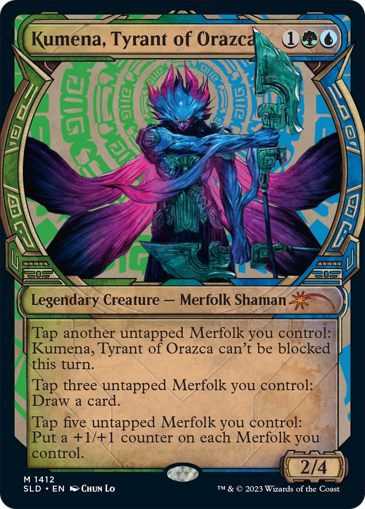 Kumena, Tyrant of Orazca (Rainbow Foil) [Secret Lair Drop Series] | Silver Goblin