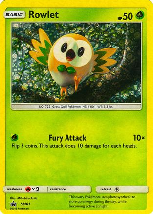 Rowlet (SM01) (General Mills Promo) [Sun & Moon: Black Star Promos] | Silver Goblin