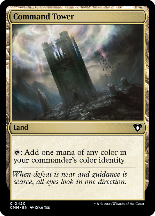 Command Tower [Commander Masters] Foil