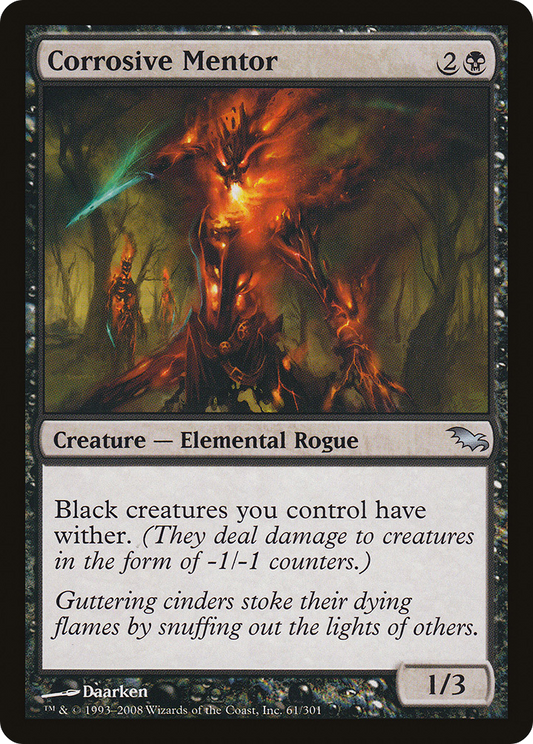 Corrosive Mentor [Shadowmoor] Foil