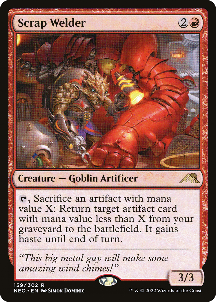 Scrap Welder [Kamigawa: Neon Dynasty] Foil