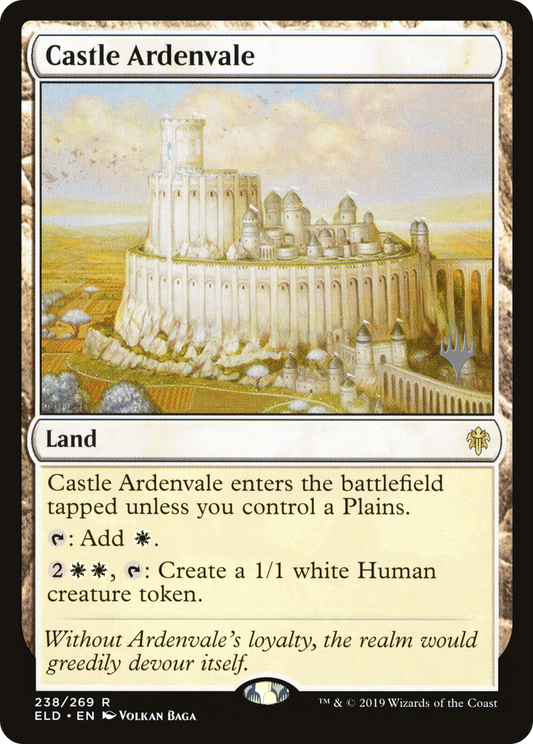 Castle Ardenvale (Promo Pack) [Throne of Eldraine Promos] Foil