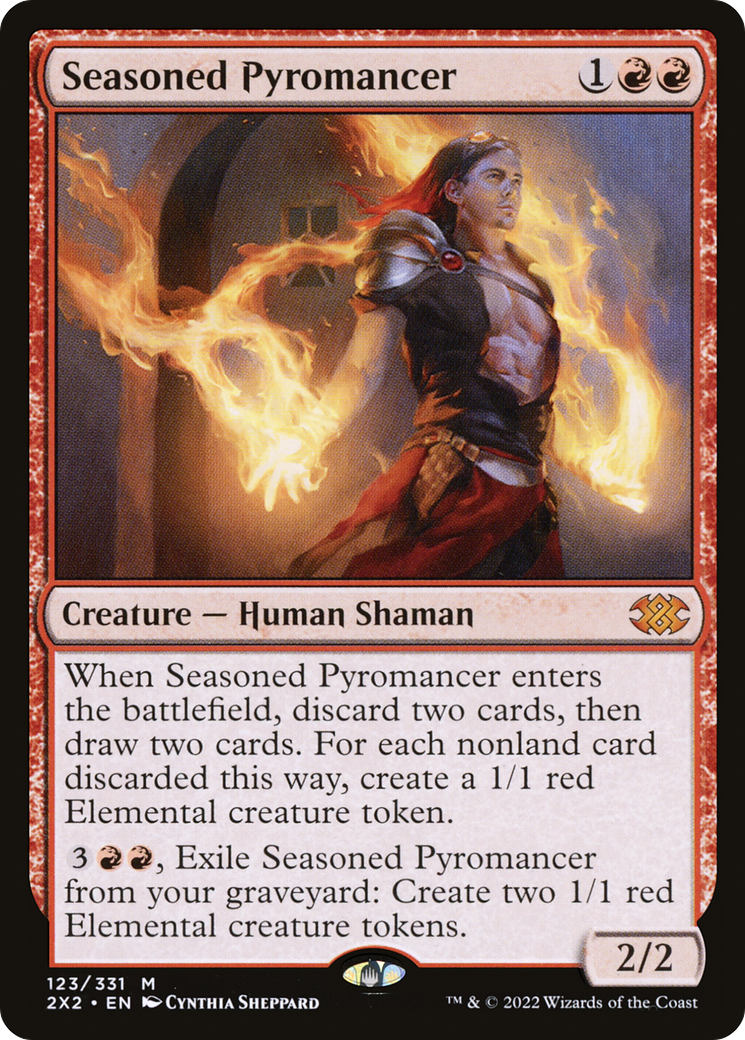Seasoned Pyromancer [Double Masters 2022] Foil
