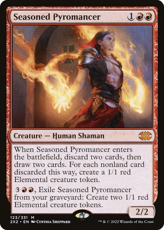 Seasoned Pyromancer [Double Masters 2022] Foil