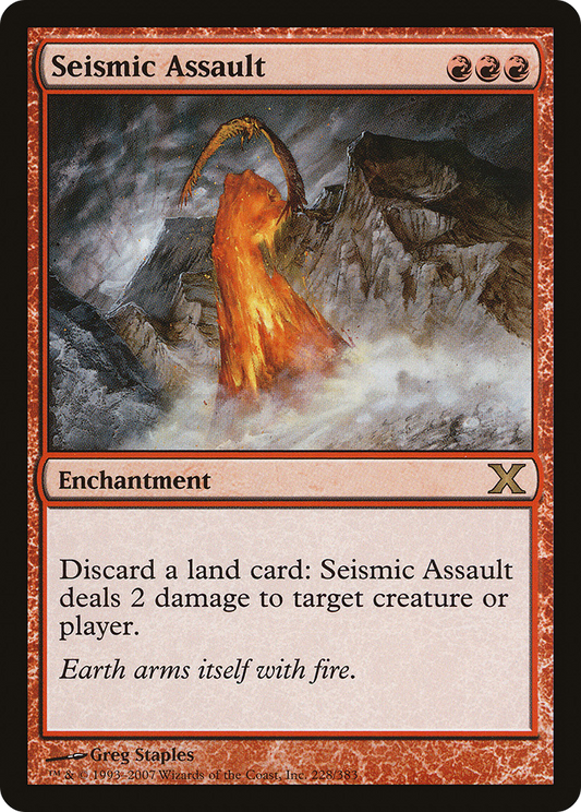 Seismic Assault [Tenth Edition] Foil