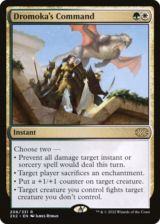 Dromoka's Command [Double Masters 2022]