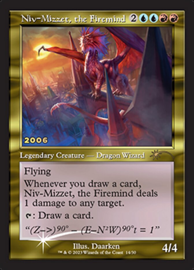 Niv-Mizzet, the Firemind [30th Anniversary Promos] | Silver Goblin