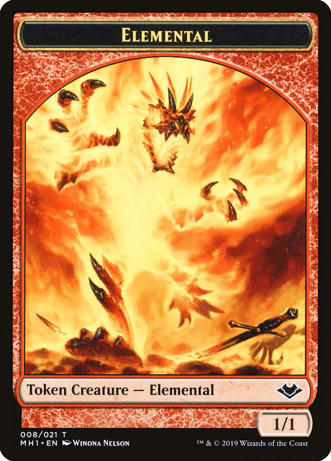 Elemental Token (008/021) [Modern Horizons Tokens] | Silver Goblin