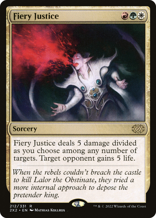 Fiery Justice [Double Masters 2022] Foil