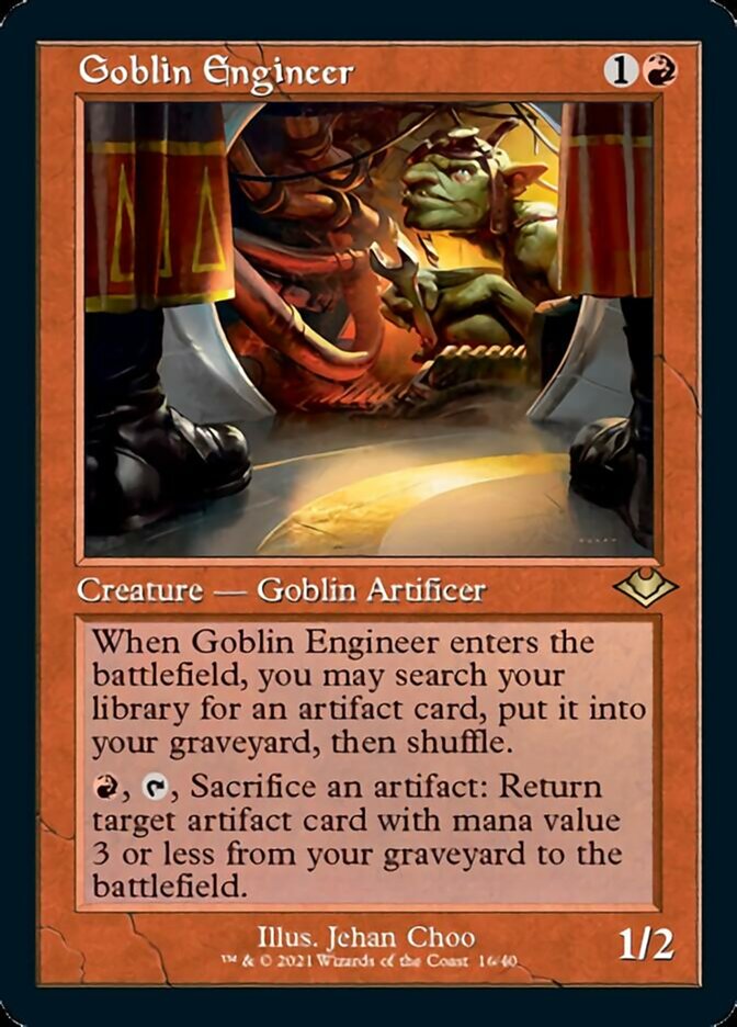Goblin Engineer (Retro Foil Etched) [Modern Horizons 2] | Silver Goblin