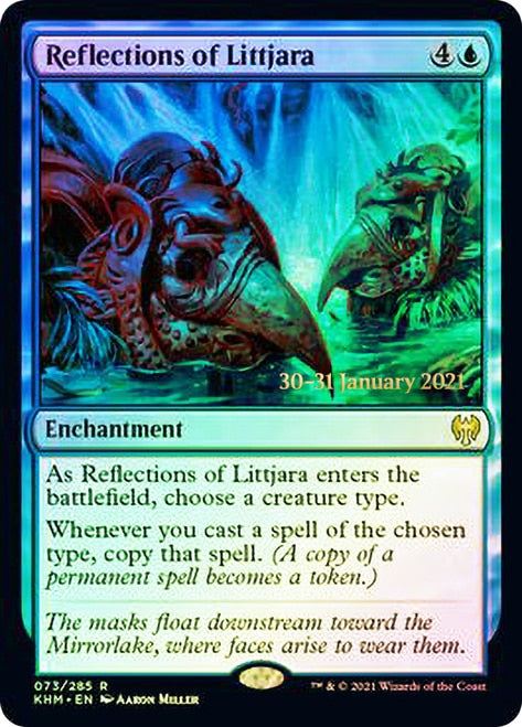 Reflections of Littjara [Kaldheim Prerelease Promos] | Silver Goblin