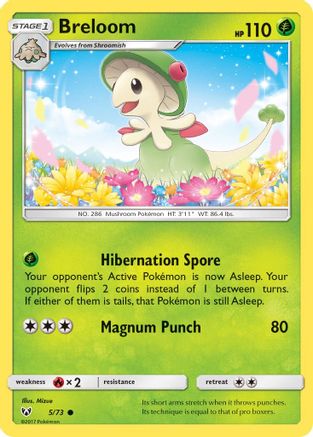 Breloom (5/73) [Sun & Moon: Shining Legends] | Silver Goblin