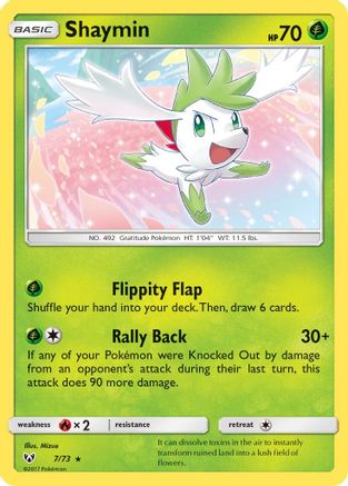 Shaymin (7) Reverse Holofoil - Shining Legends