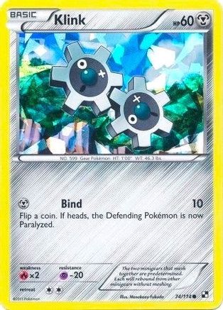 Klink (74/114) (Cracked Ice Holo) (Blister Exclusive) [Black & White: Base Set]